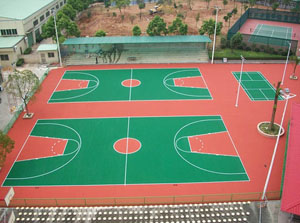 富士康篮球场运动地坪施工方案